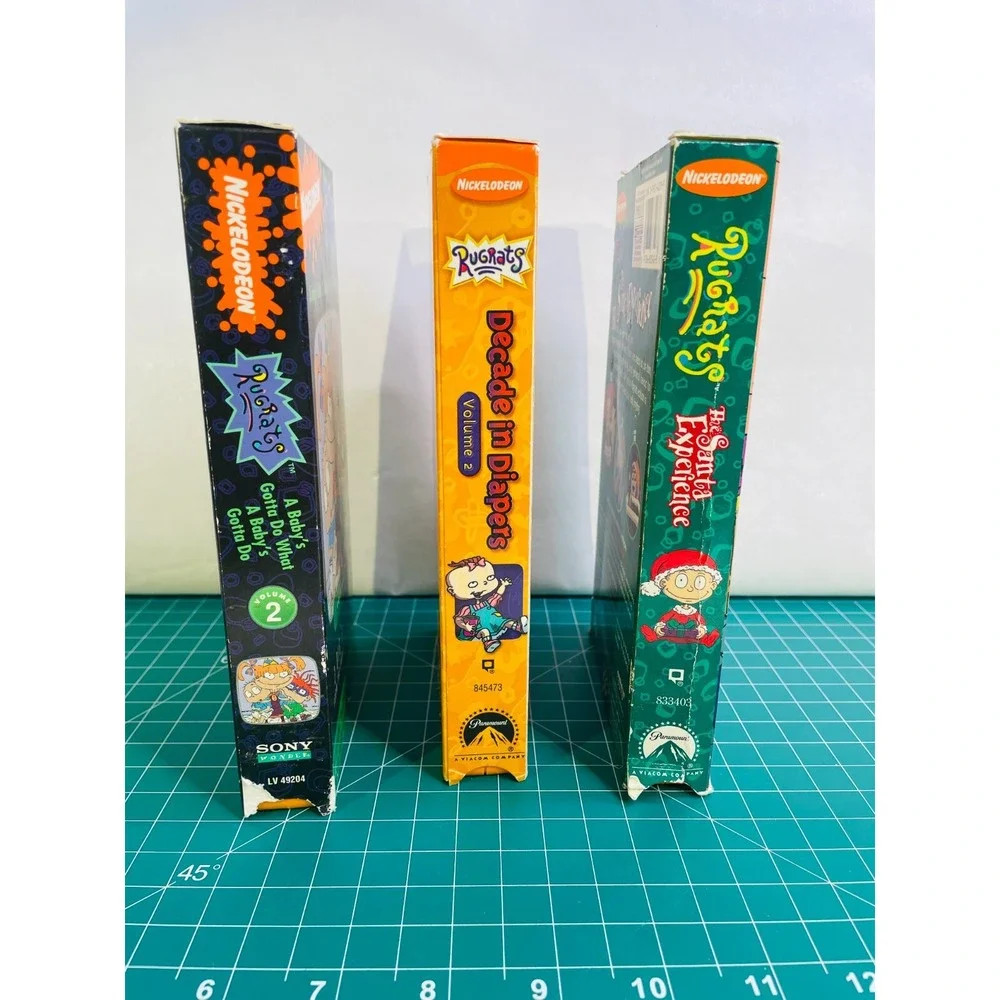 Nickelodeon Rugrats Volume 2 Santa Christmas Decade in Diampers VHS 2002 Tested